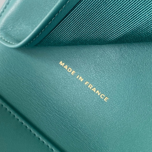 SOLD ❌ Authentic Tiffany Blue Chanel Classic Flap Small Wallet - Picture 7 of 8